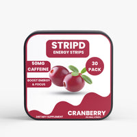 STRIPD™ Energy Strips - Cranberry