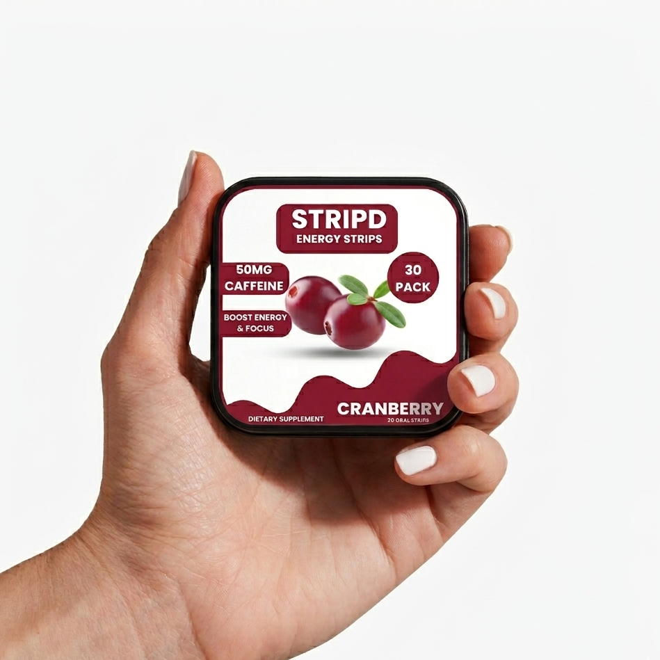 STRIPD™ Energy Strips - Cranberry