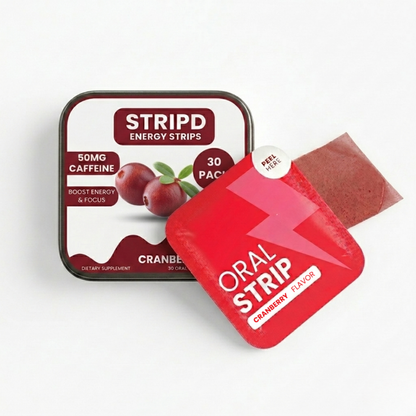 STRIPD™ Energy Strips - Cranberry